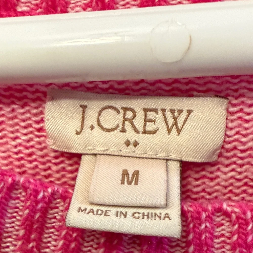 J. Crew Women's Pink Scoop Neck Sweater size M